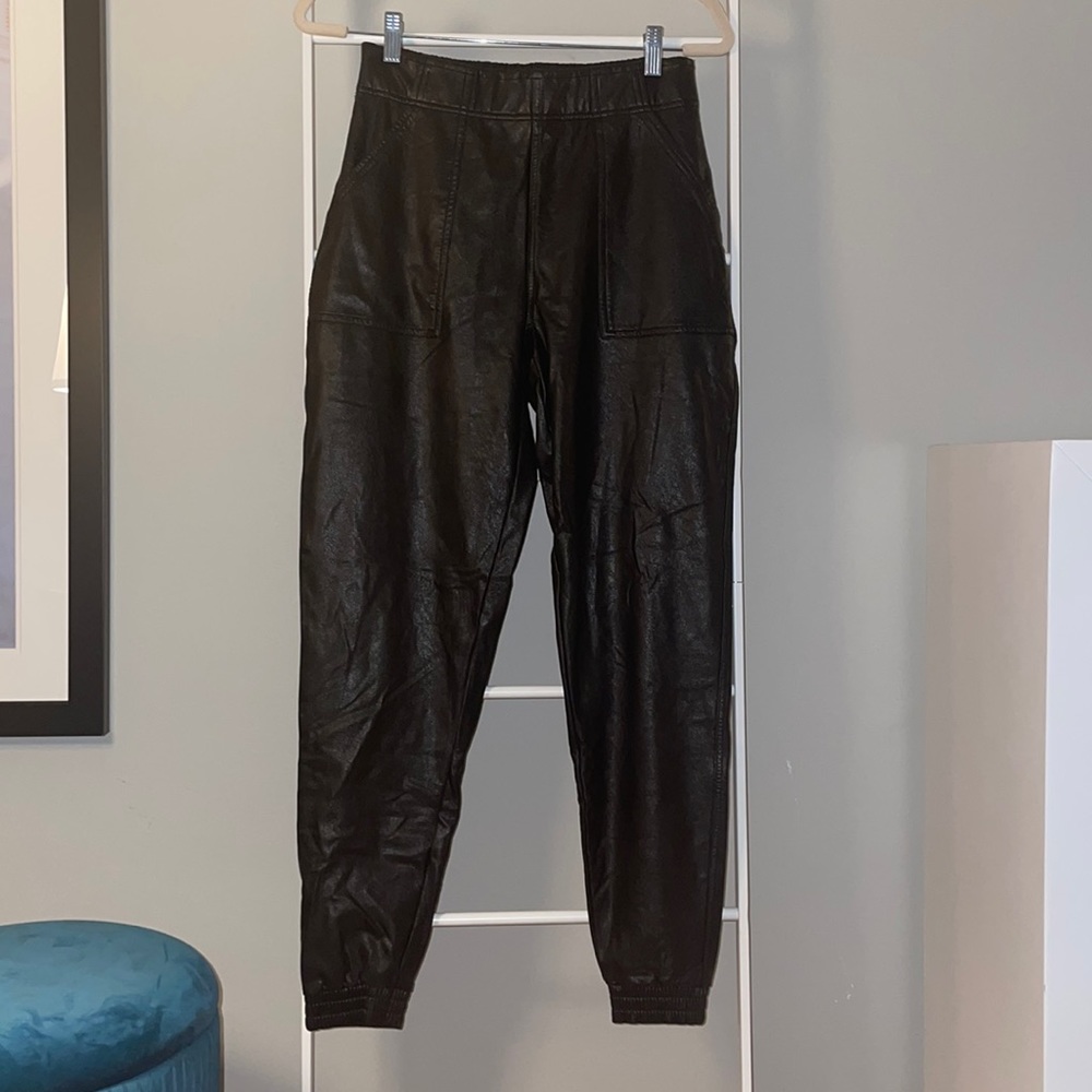 SPANX faux leather jogger SM
